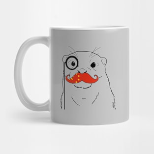 Mustache Flag China Mug